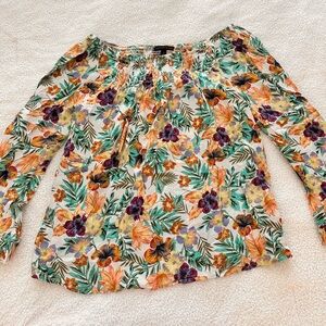 Tropical Print Top
